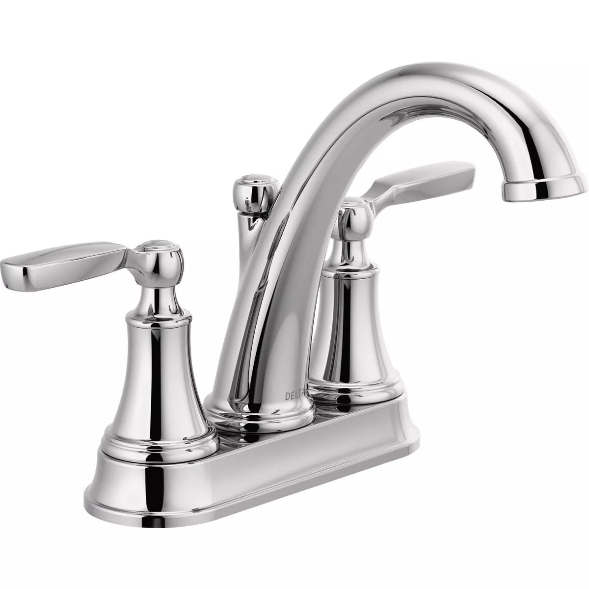 Delta Woodhurst Chrome 2-Handle Centerset Bathroom Faucet