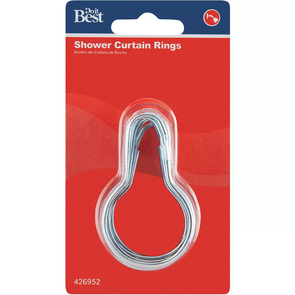 Do it Chrome Shower Curtain Ring (12 Count) | Do it Best