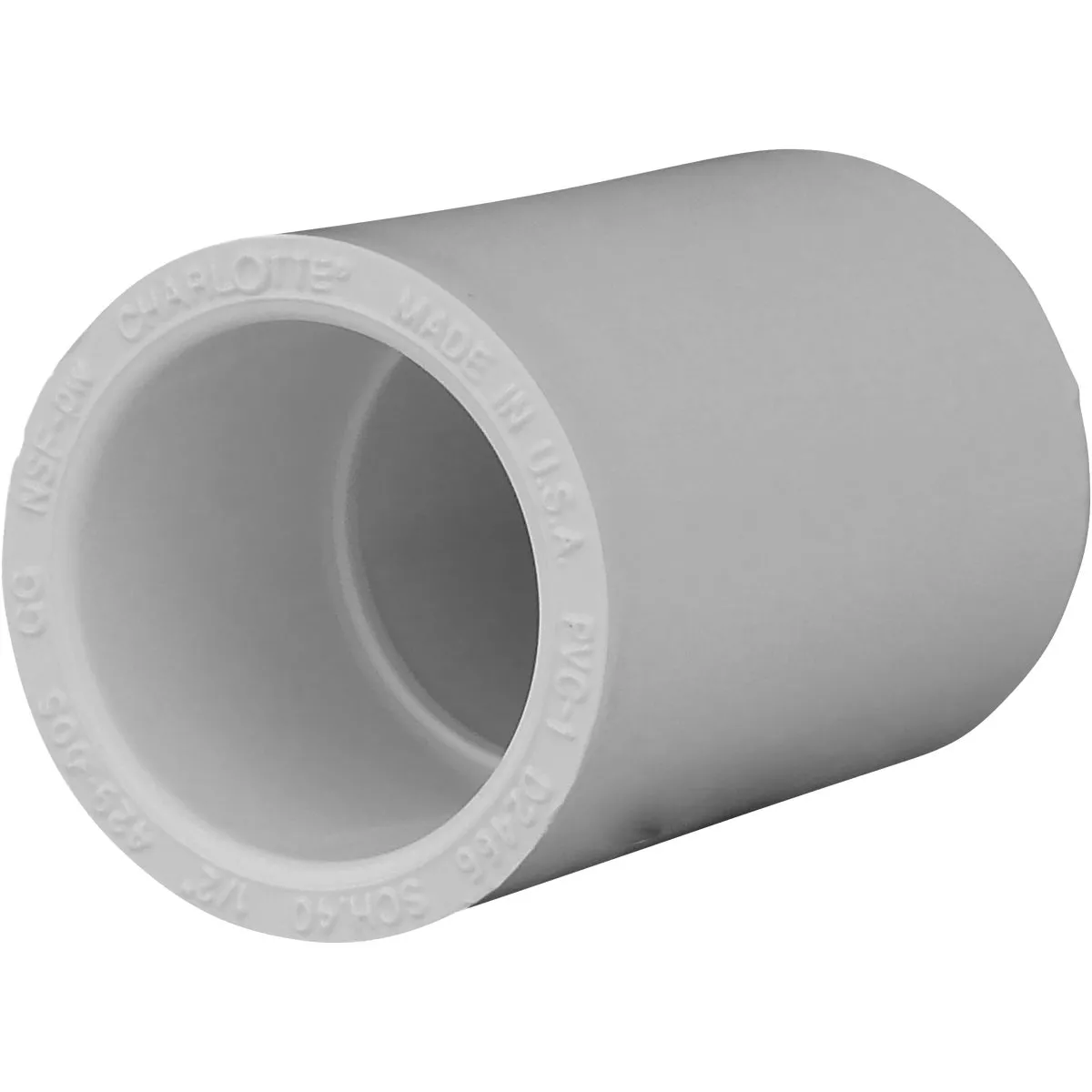 Charlotte Pipe 1/2 In. Sch. 40 PVC Coupling