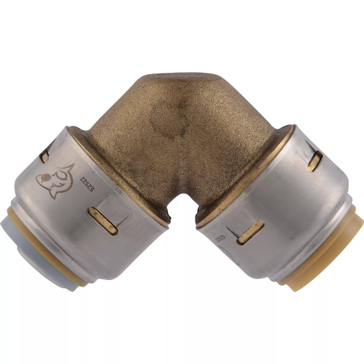 SharkBite 1/2 In. CTS x 1/2 In. Polybutylene 90 Deg. Push-to-Connect Conversion Brass Elbow - photo 3