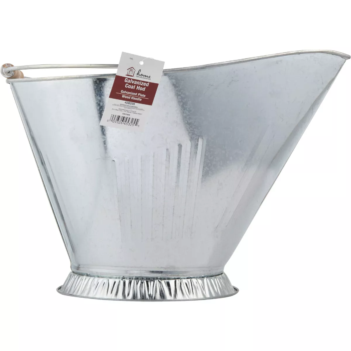 Home Impressions Wire Galvanized Coal Hod - photo 2