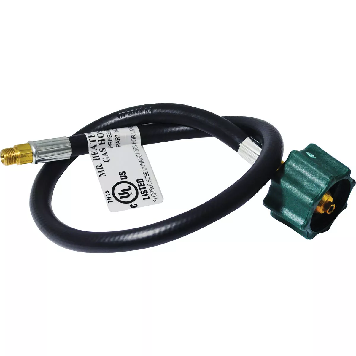 MR. HEATER 12 In. x 1/4 In. Inverted Male Flare x 3/8 In. Acme Nut LP Hose Assembly