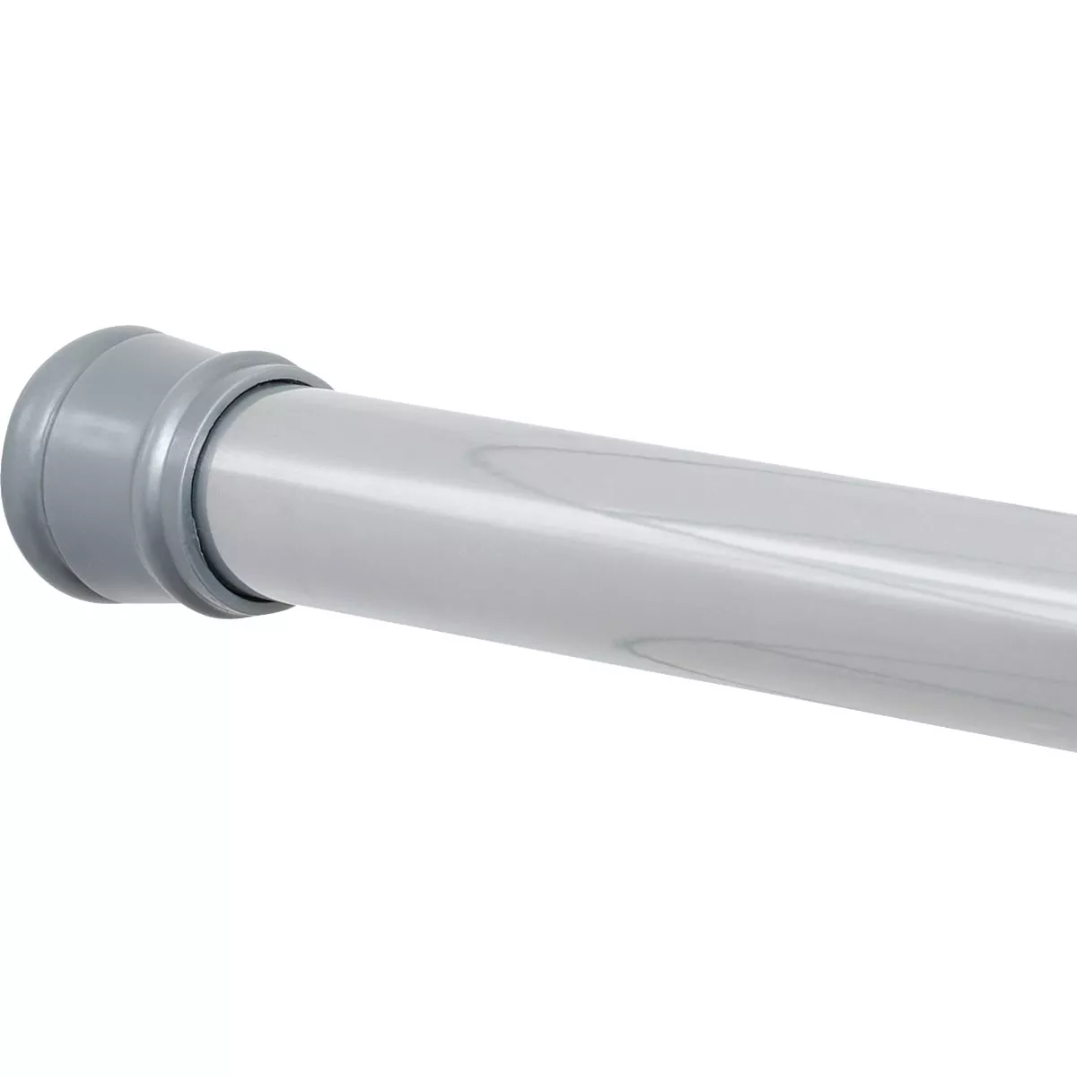 Zenith Zenna Home Straight 24 In. To 40 In. Adjustable Tension Shower Rod in Chrome