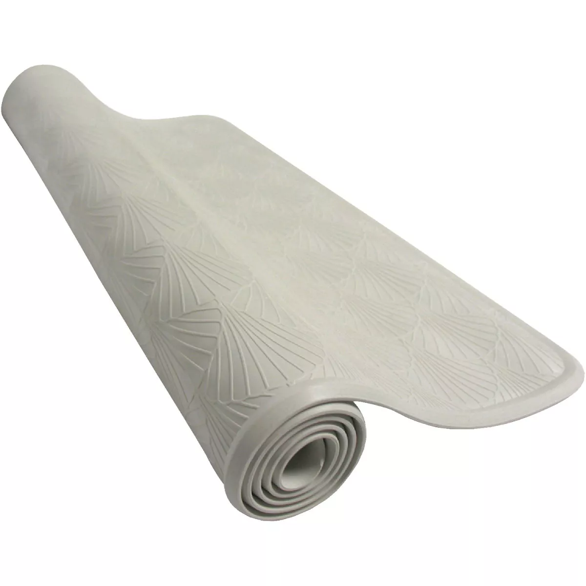 Zenith Zenna Home 16 In. x 28 In. White Rubber Bath Mat