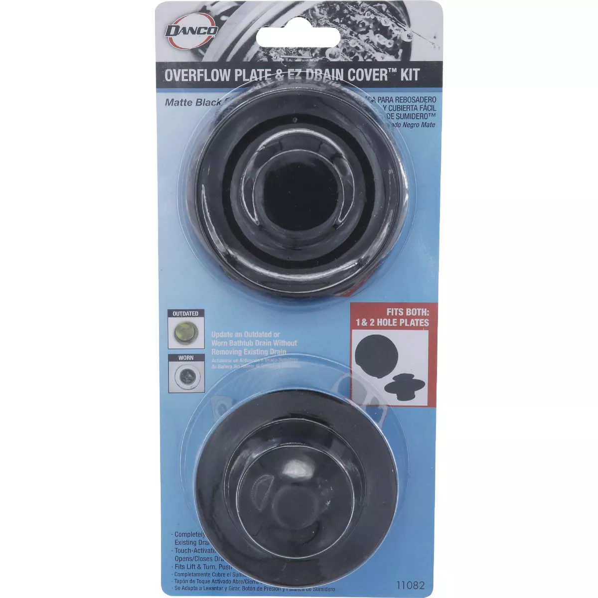 Danco EZ Matte Black Drain Trim Kit - photo 2