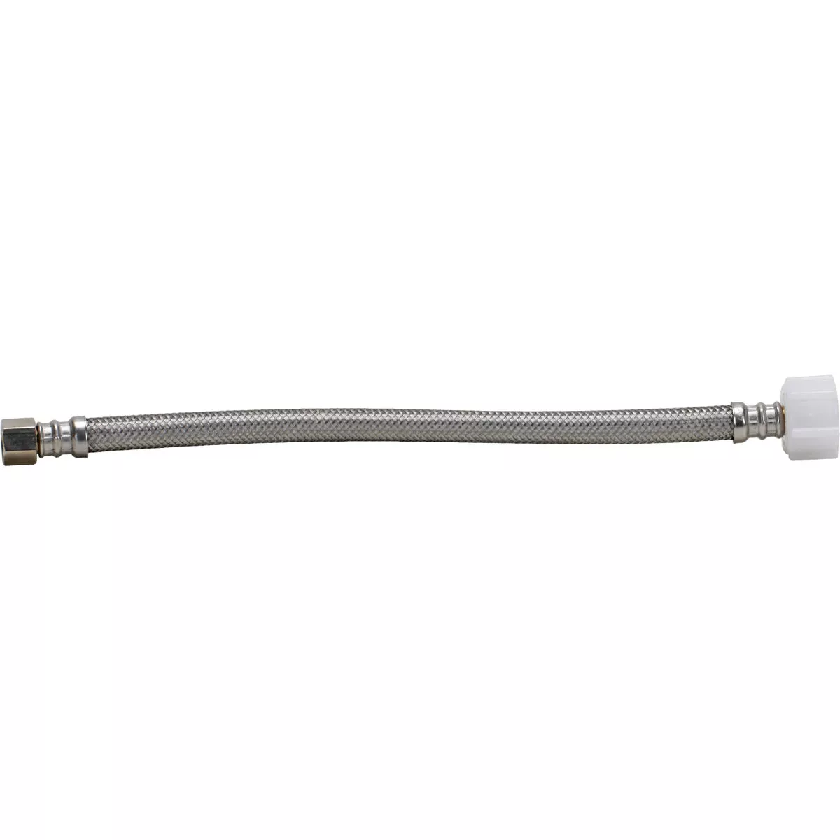 Fluidmaster 3/8 In. Comp x 7/8 In. Ballcock x 9 In. L Braided Stainless Steel Toilet Connector - photo 2