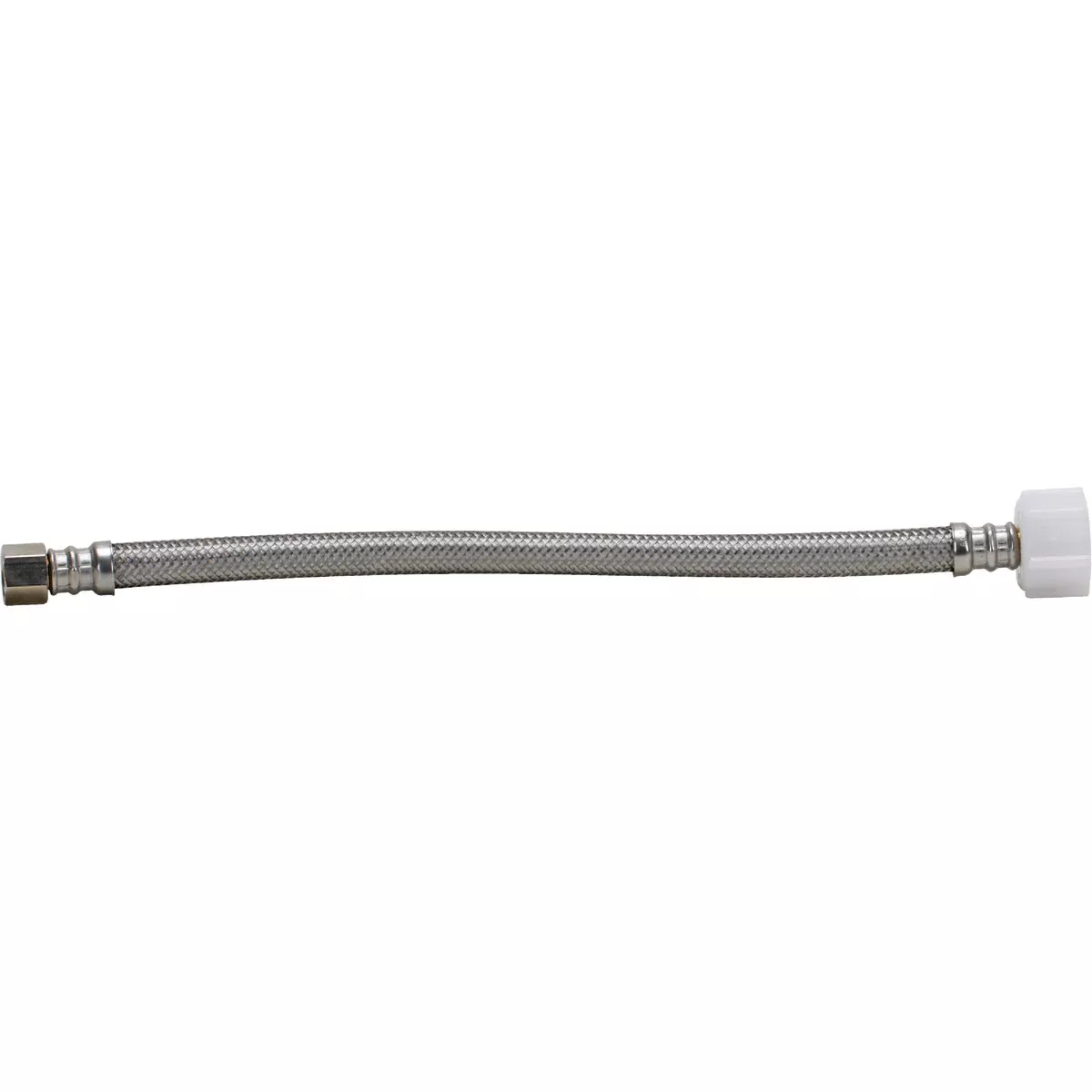Fluidmaster 3/8 In. Comp x 7/8 In. Ballcock x 12 In. L Braided Stainless Steel Toilet Connector - photo 2