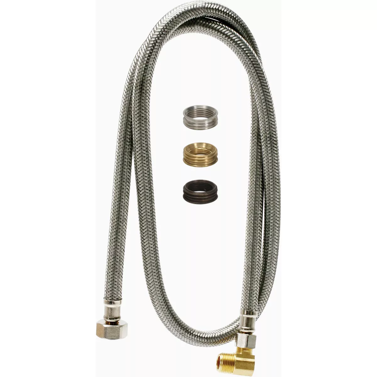 Fluidmaster Universal Fit 60 In. L Braided Stainless Steel Dishwasher Connector - photo 5
