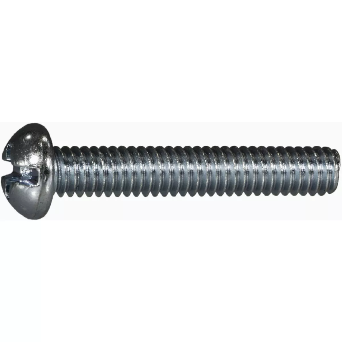 Midwest Fastener #8-32 x 1 In. Zinc Plated Steel Coarse Thread Combo Round Head Machine Screws (100 Ct.)-
