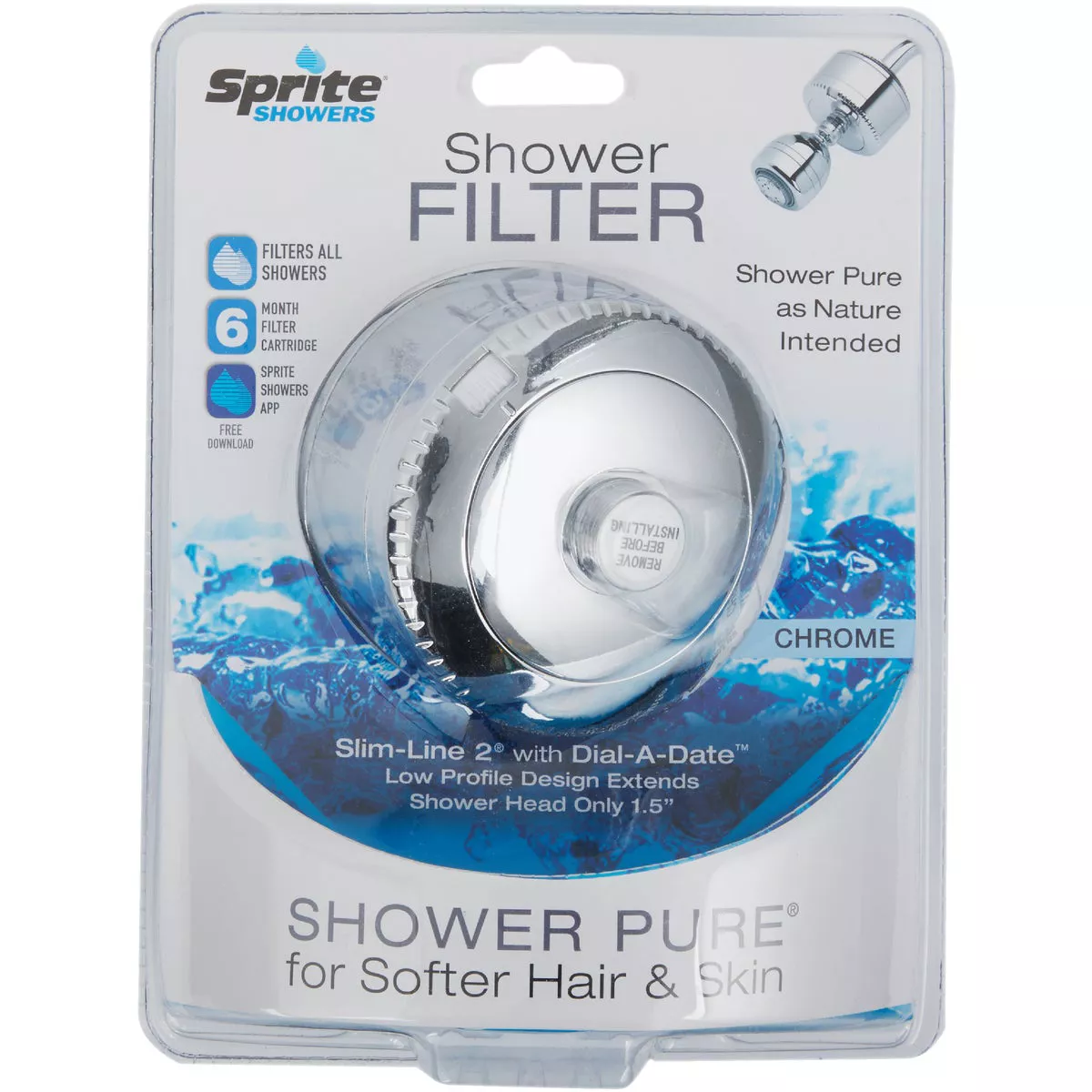 Sprite Slim-Line 2 Series Universal Showerhead Water Filter - photo 2