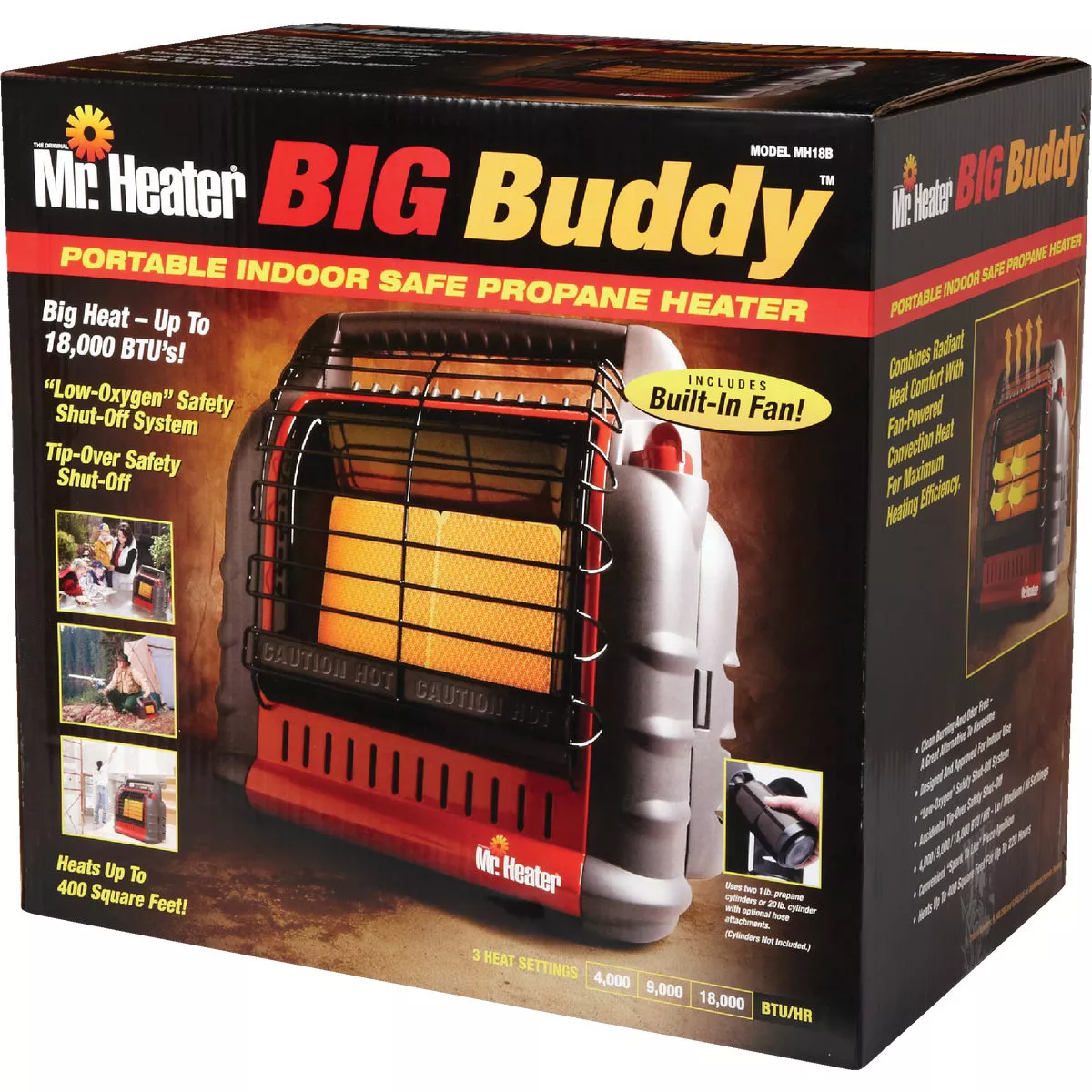 MR. HEATER Big Buddy 18,000 BTU Radiant Propane Heater - photo 6