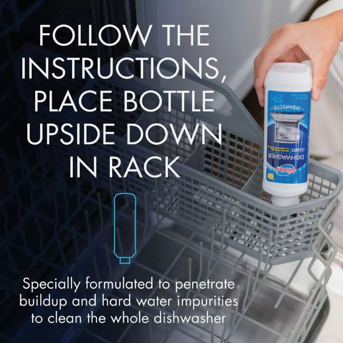 Glisten Dishwasher Cleaner, 12 Oz. - photo 3