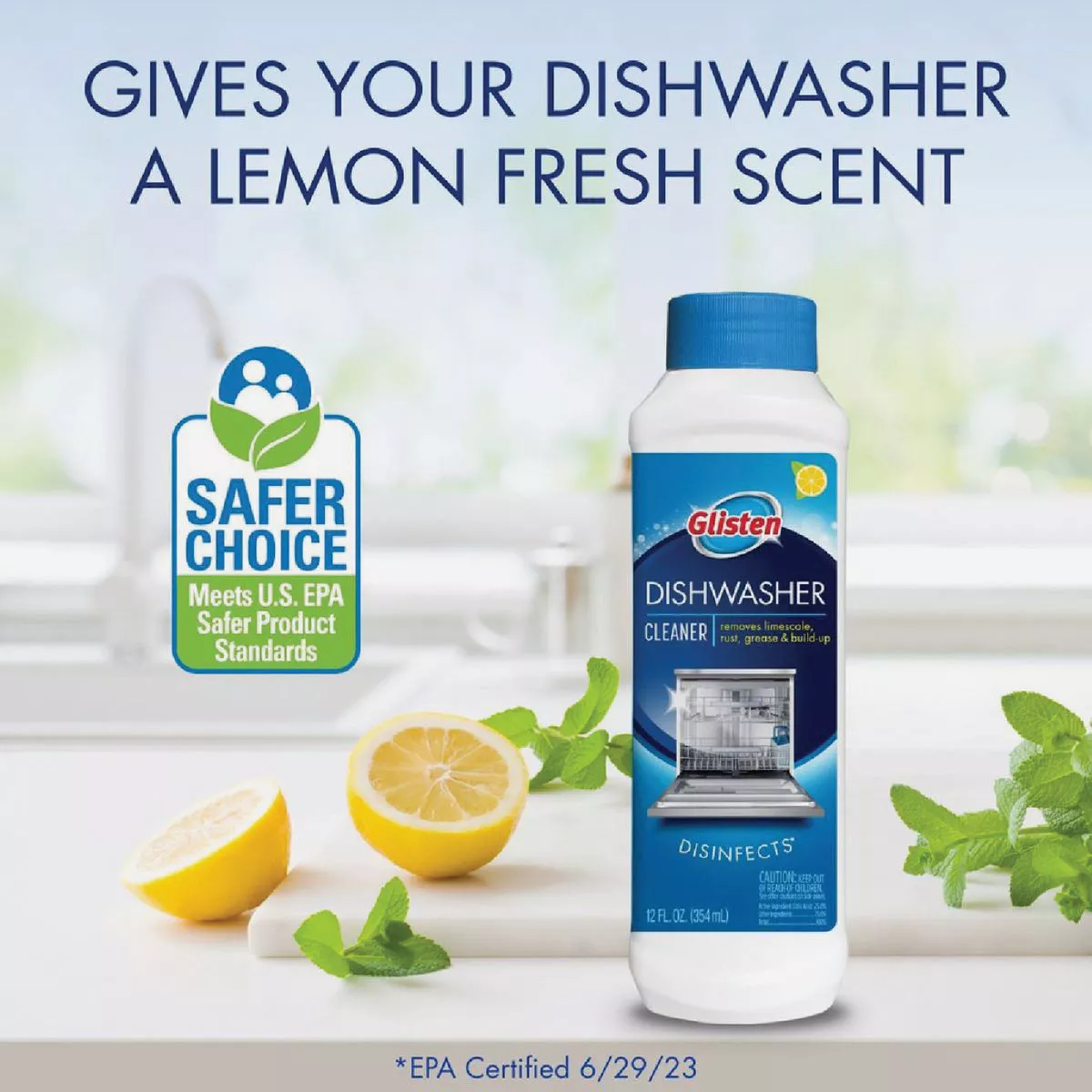 Glisten Dishwasher Cleaner, 12 Oz. - photo 7