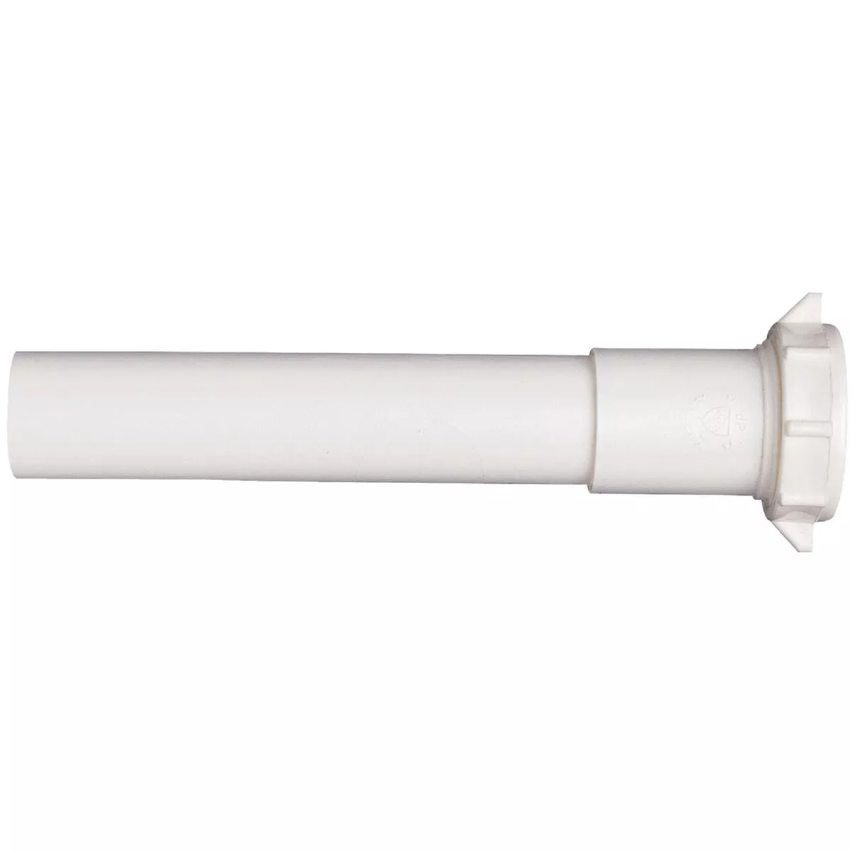 Keeney 1-1/4 In. x 6 In. White Plastic Extension Tube