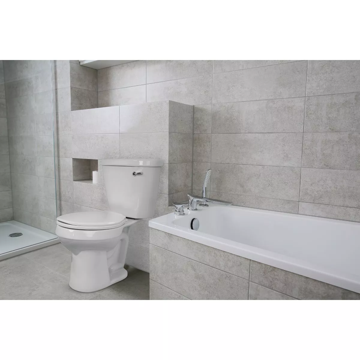 Centoco Elongated Closed Front White Plastic Toilet Seat with Slow Close - photo 4