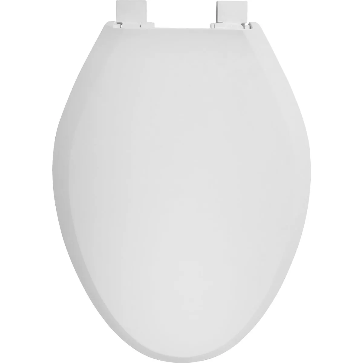 Centoco Elongated Closed Front White Plastic Toilet Seat with Slow Close - photo 3