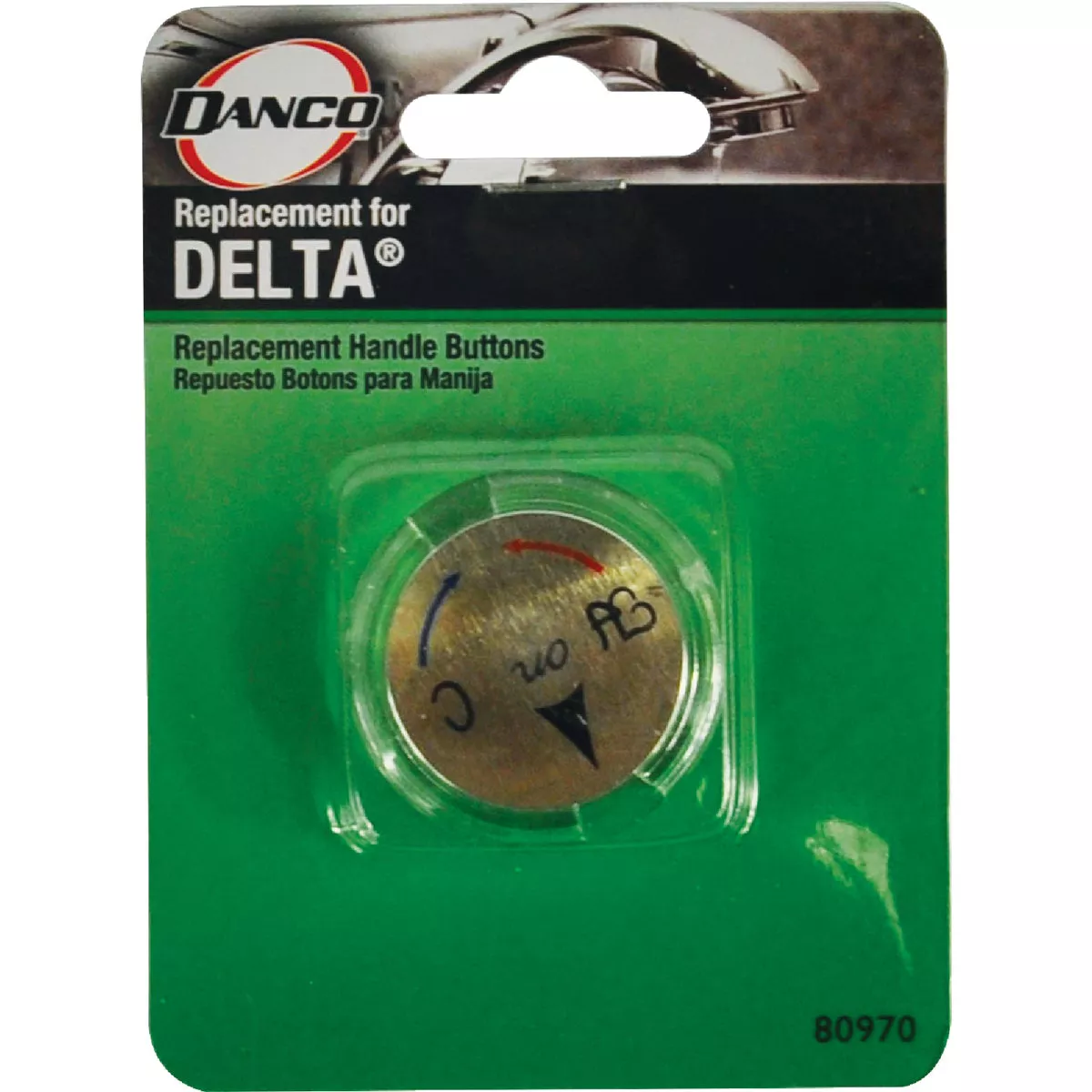 Danco Delta Index Crystal Handle Button - photo 2