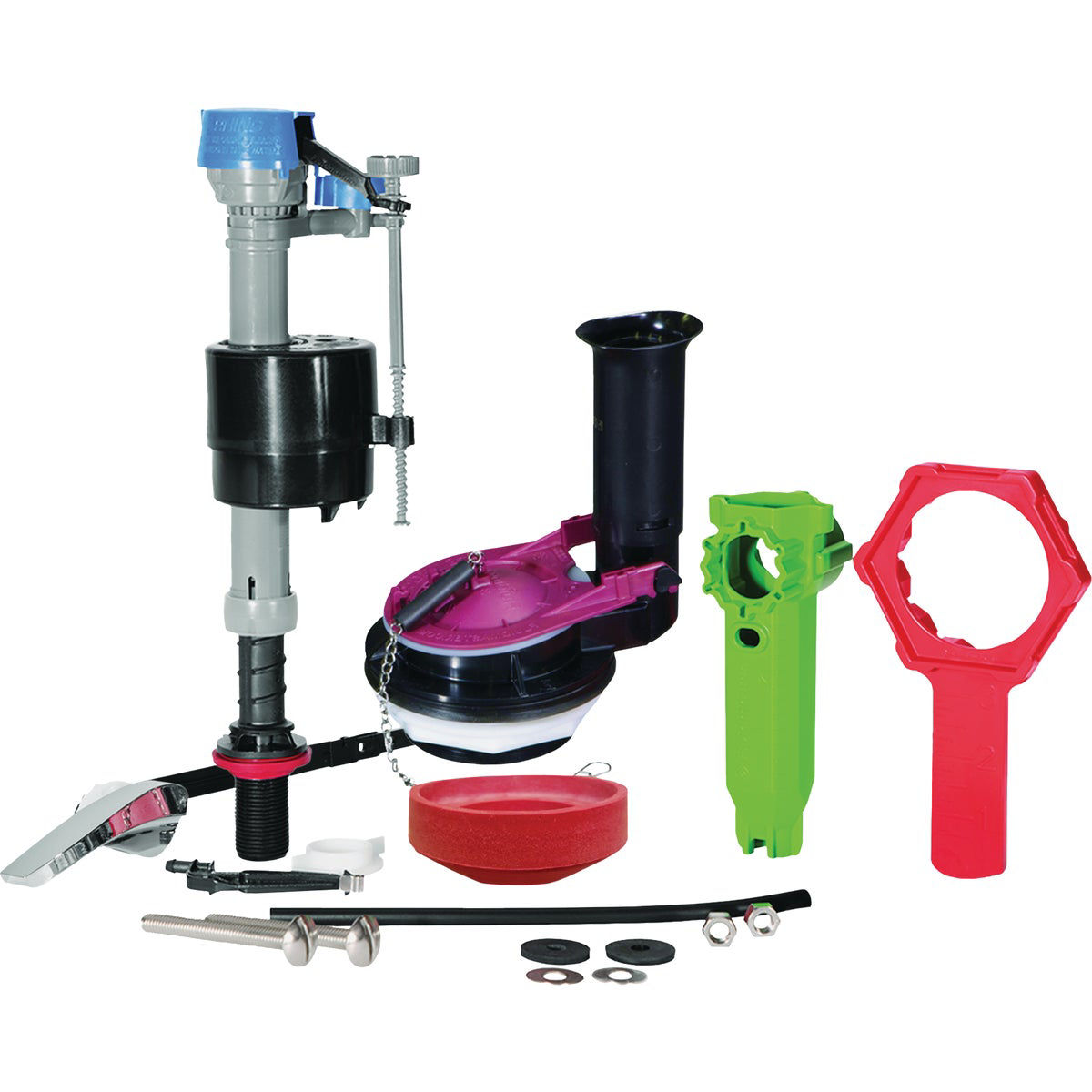 Fluidmaster PerforMax Toilet Fill Valve & 3 In. Everything Toilet