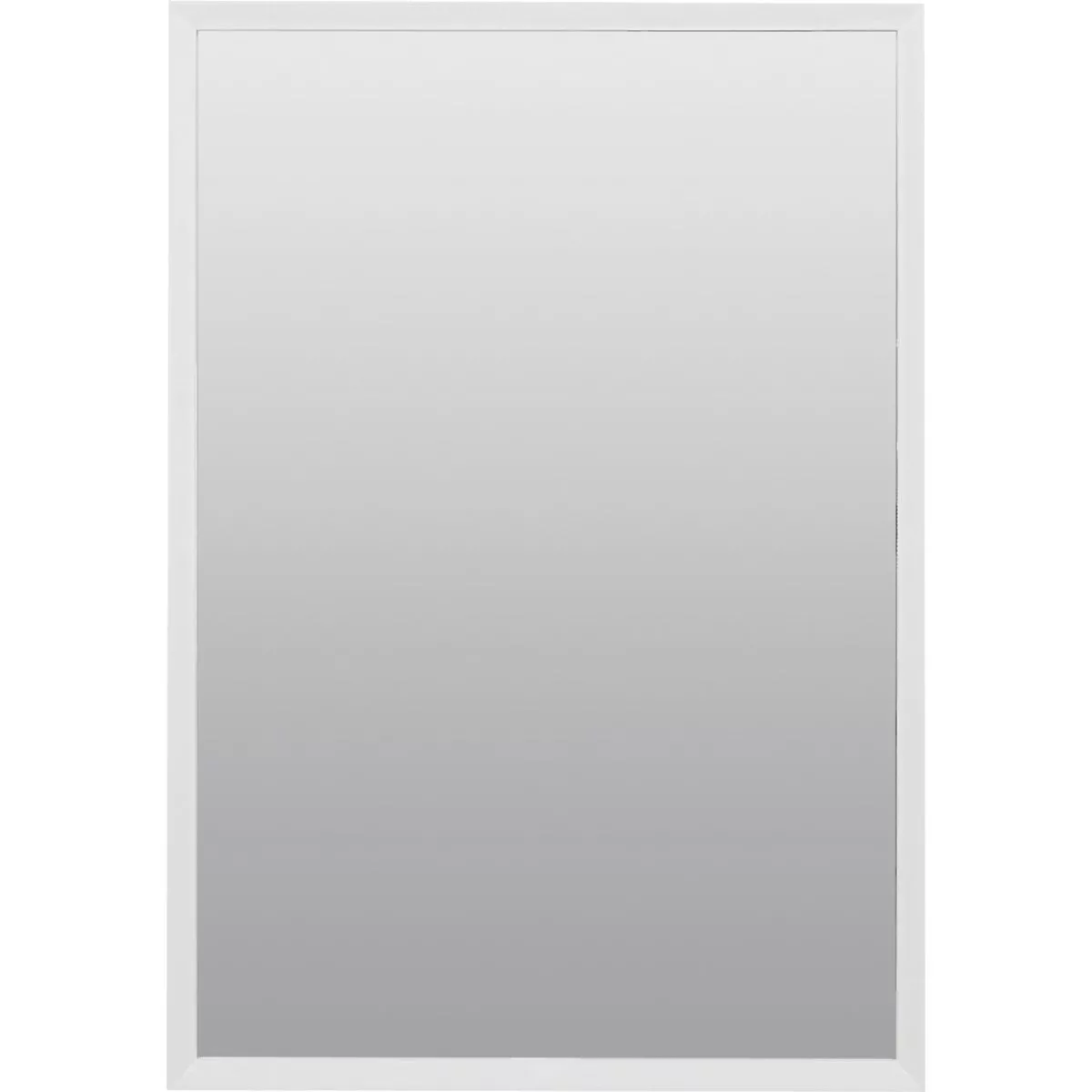 Zenith White 16 In. W x 22 In. H x 5 D Single Mirror Surface/Recess Mount Framed Medicine Cabinet
