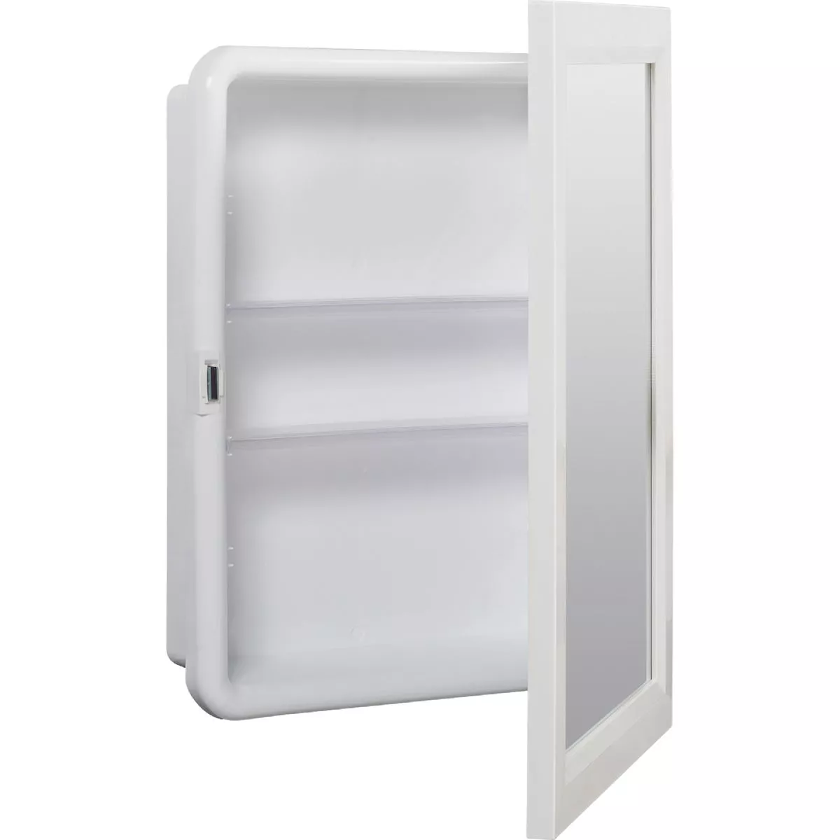 Zenith White 16 In. W x 22 In. H x 5 D Single Mirror Surface/Recess Mount Framed Medicine Cabinet - photo 2