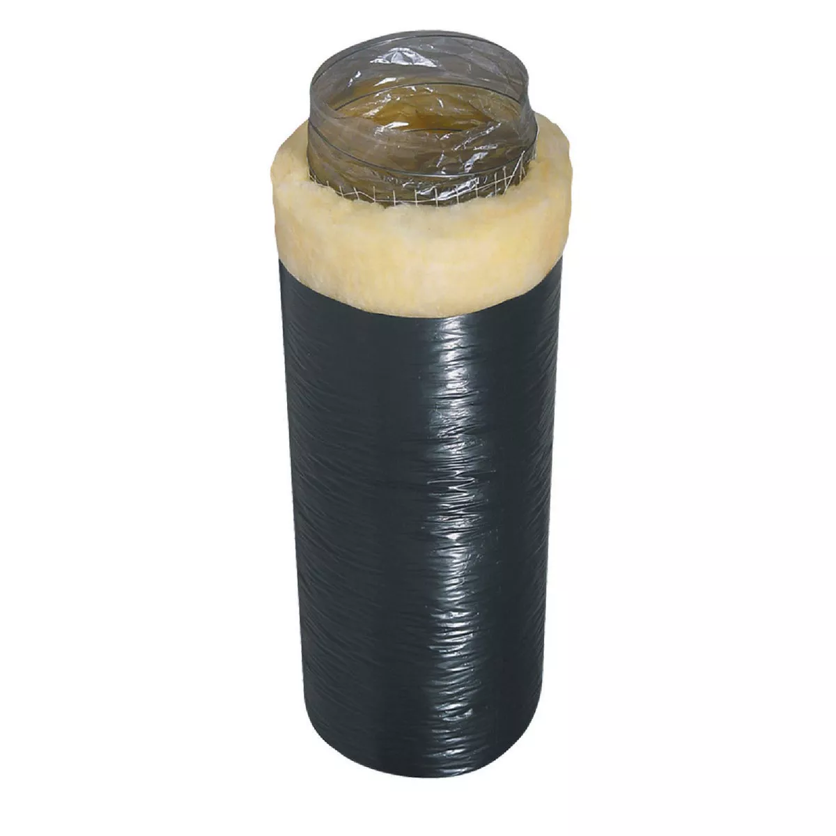 Dundas Jafine 12 In. I.D. x 25 Ft. R4.2 Black Jacket Flexible Insulated Ducting