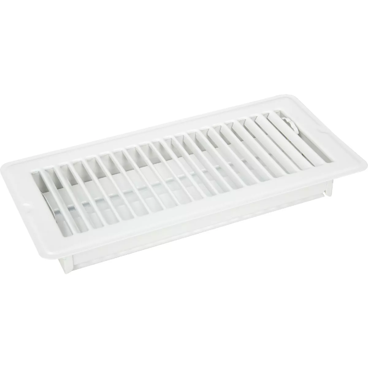 Home Impressions 4 In. x 10 In. White Steel Floor Register - photo 2