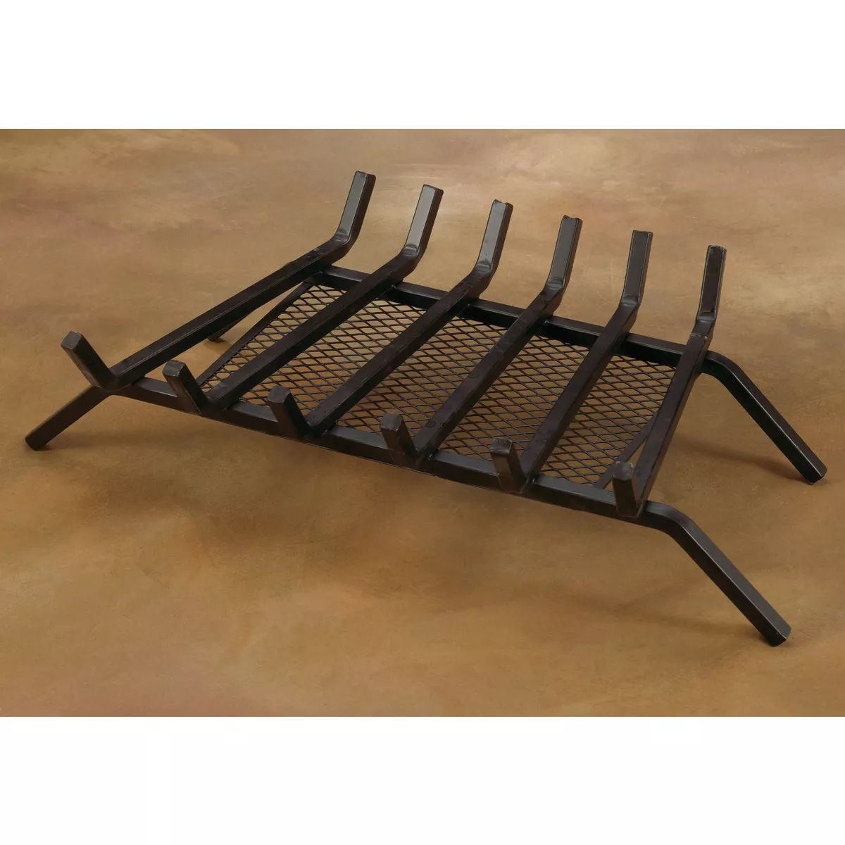Home Impressions 27 In. Steel Fireplace Grate with Ember Screen - photo 2