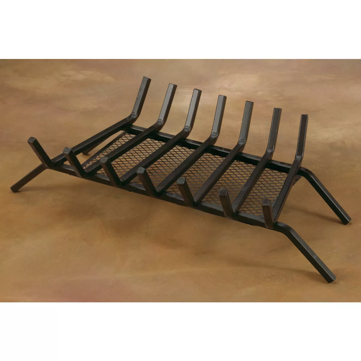 Home Impressions 30 In. Steel Fireplace Grate with Ember Screen - photo 3