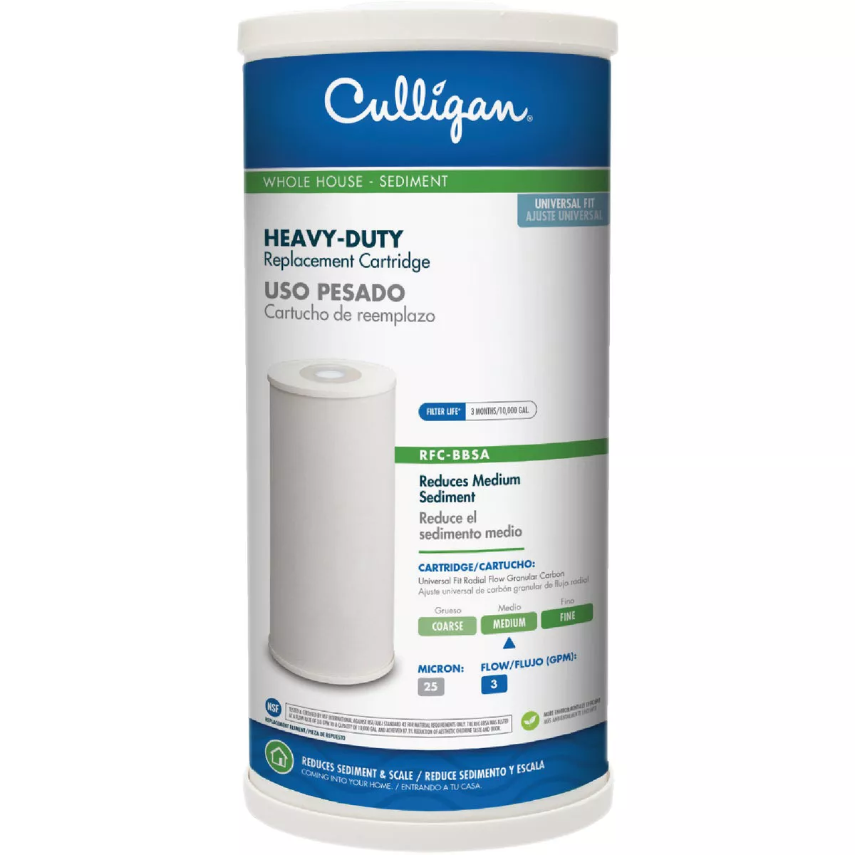 R50-BBS Culligan Heavy Duty Sediment Whole House Water Filter Cartridge - photo 2