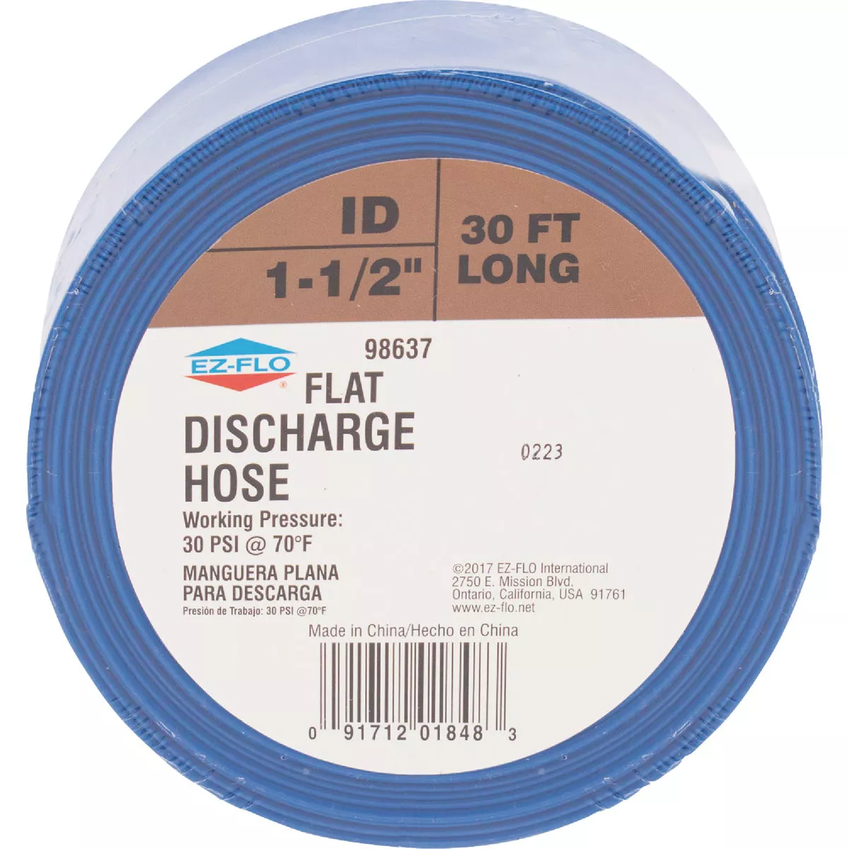 EZ-Flo 30 Ft. x 1-1/2 In. ID Flat Discharge Hose - photo 2