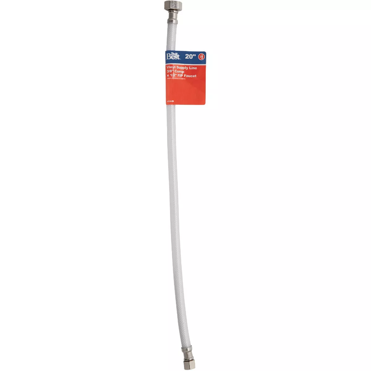 Do it Best 1/2 In. F X 3/8 In. OD X 20 In. L Vinyl Faucet Connector - photo 2