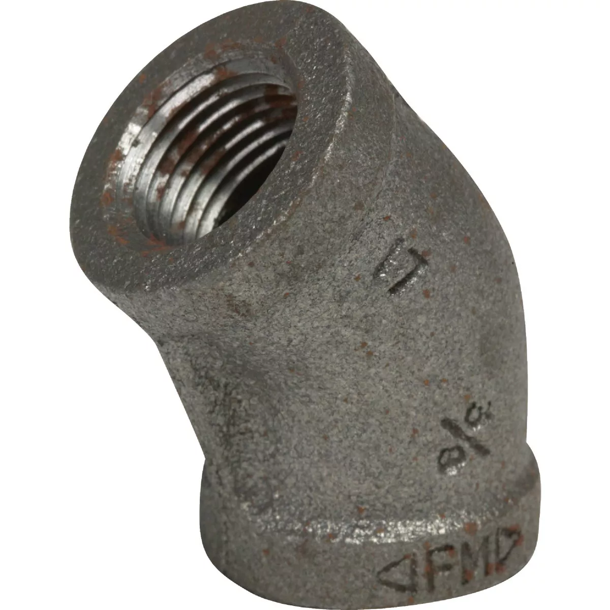 Anvil 3/8 In. 45 Deg. Malleable Black Iron Elbow (1/8 Bend)