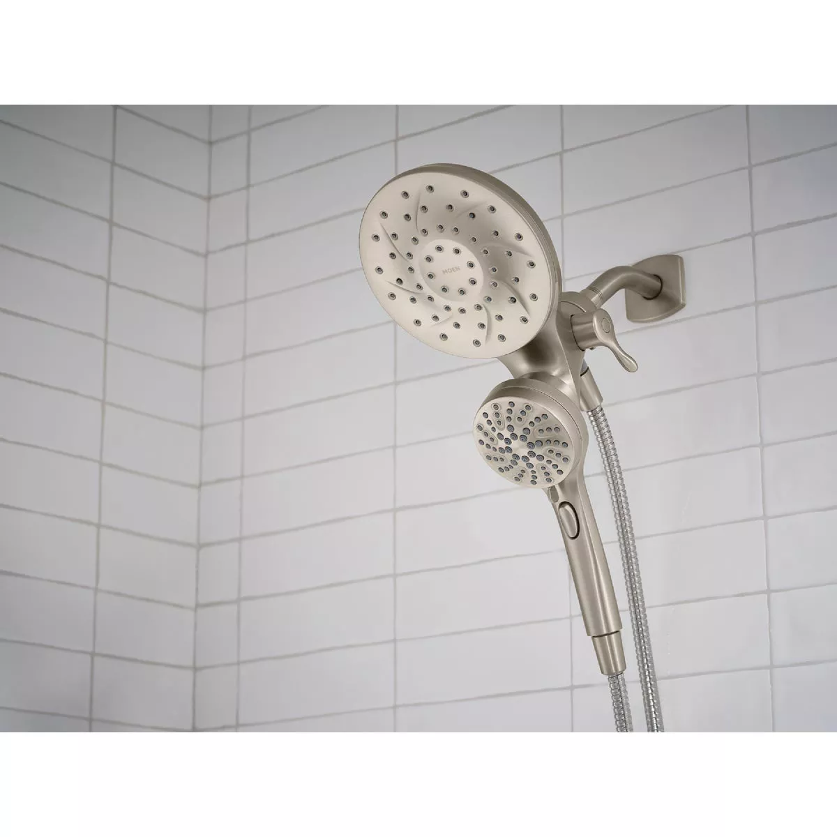 Moen Engage 6-Function Spot Resist Brushed Nickel Standard with Handshower - photo 3
