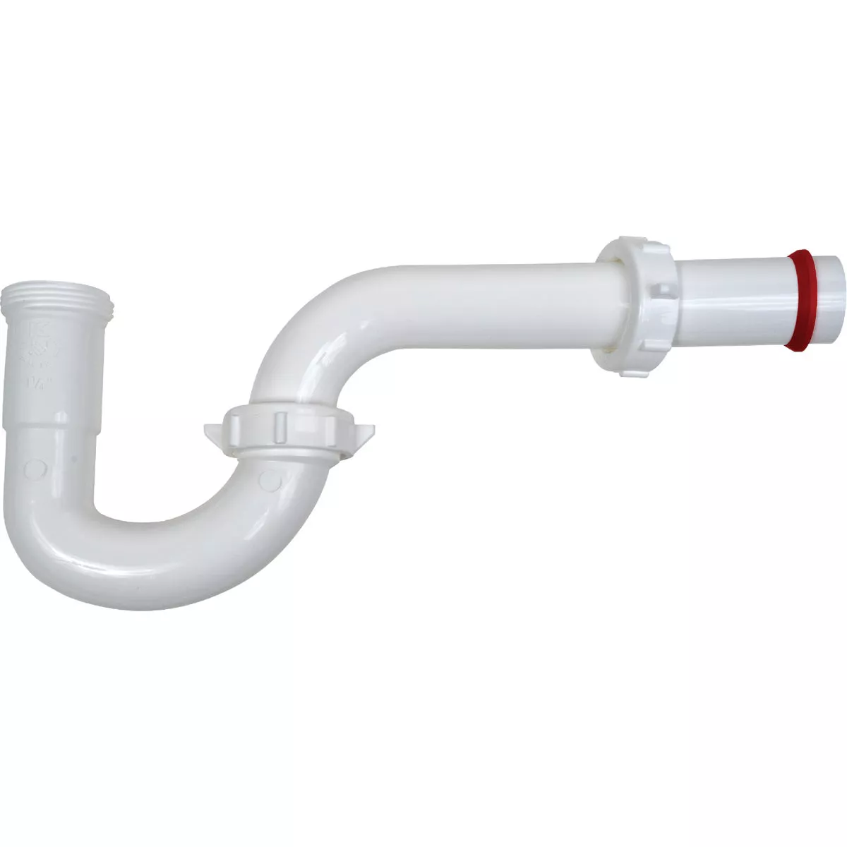 Keeney 1-1/4 In. White Plastic P-Trap