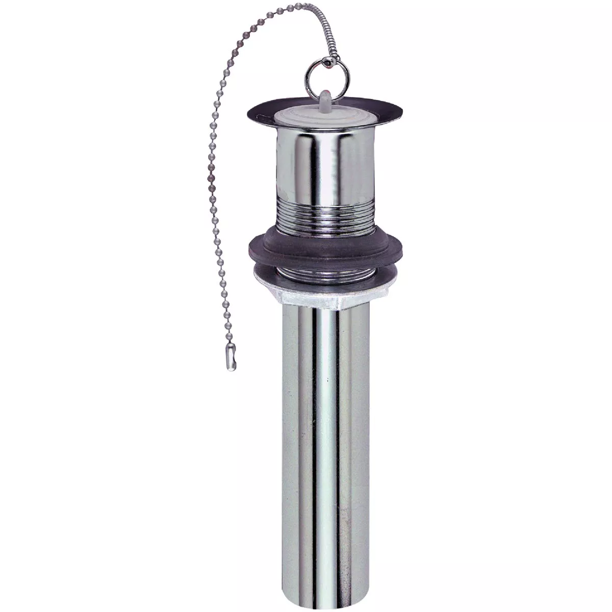 Keeney 1-1/4 In. Polished Chrome Brass C.O. Plug 1-Piece Bathroom Sink Drain