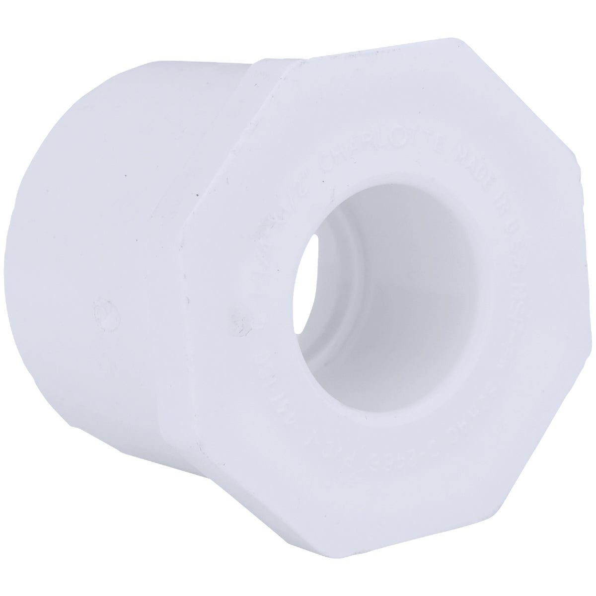 Charlotte Pipe 2 In. SPG x 1/2 In. Slip Schedule 40 PVC Bushing | Do it ...