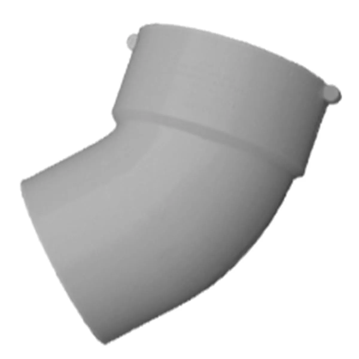 IPEX 4 In. SDR 35 45 Deg. PVC Sewer and Drain Street Elbow (1/8 Bend)
