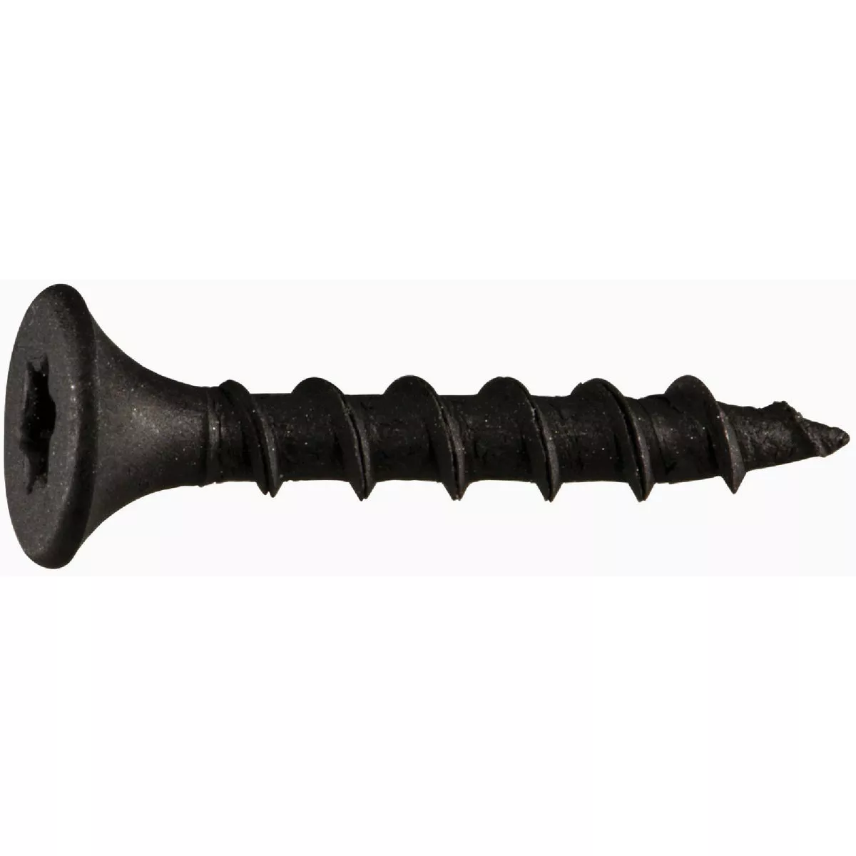 Midwest Fastener SaberDrive #6 x 1 In. Black Phosphate Steel Coarse Thread Star Drive Bugle Head Drywall Screws (286 Ct.)