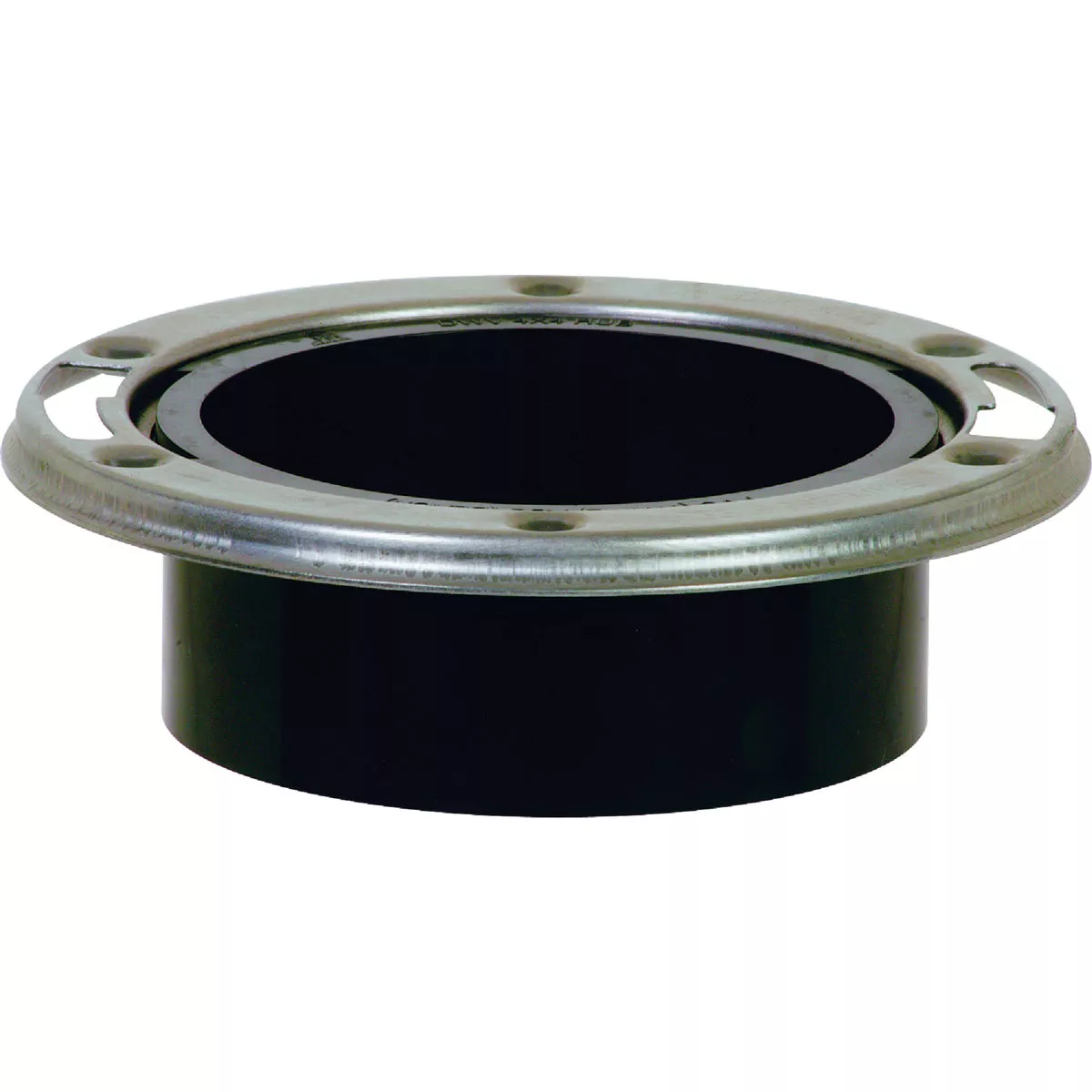 Sioux Chief 3 In. Hub/Inside 4 In. ABS Open Toilet Flange w/SS Swivel Ring