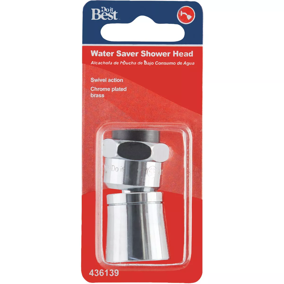 Do it Penny Pincher 1-Spray 2.5 GPM Fixed Shower Head, Chrome - photo 2