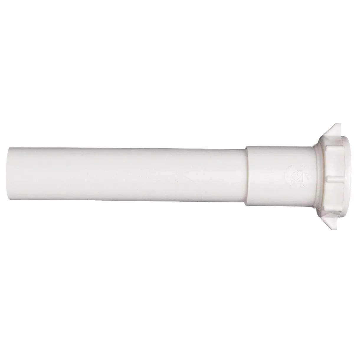 Do it Best 1-1/2 In. x 6 In. White Plastic Extension Tube