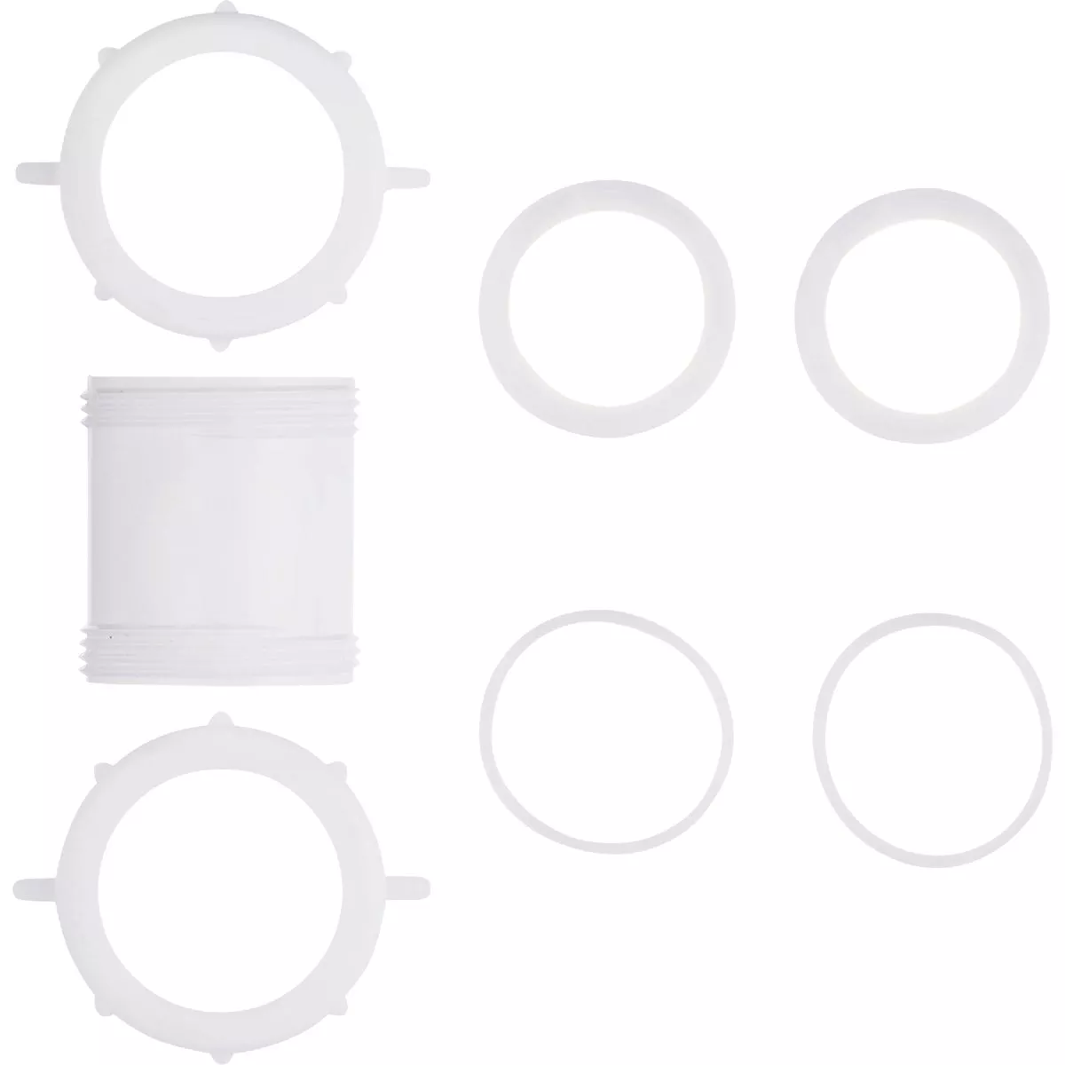 Do it Best 1-1/2 In. White Plastic Straight Extension Coupling - photo 3