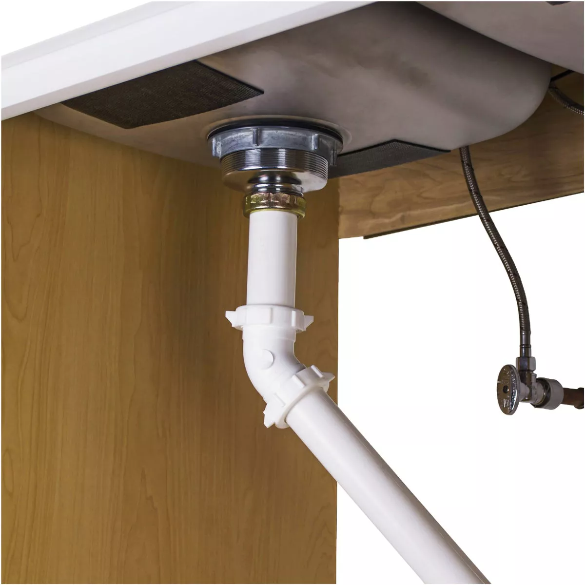 Do it Best 1-1/2 In. White PVC 45 Degree Elbow Coupling - photo 4