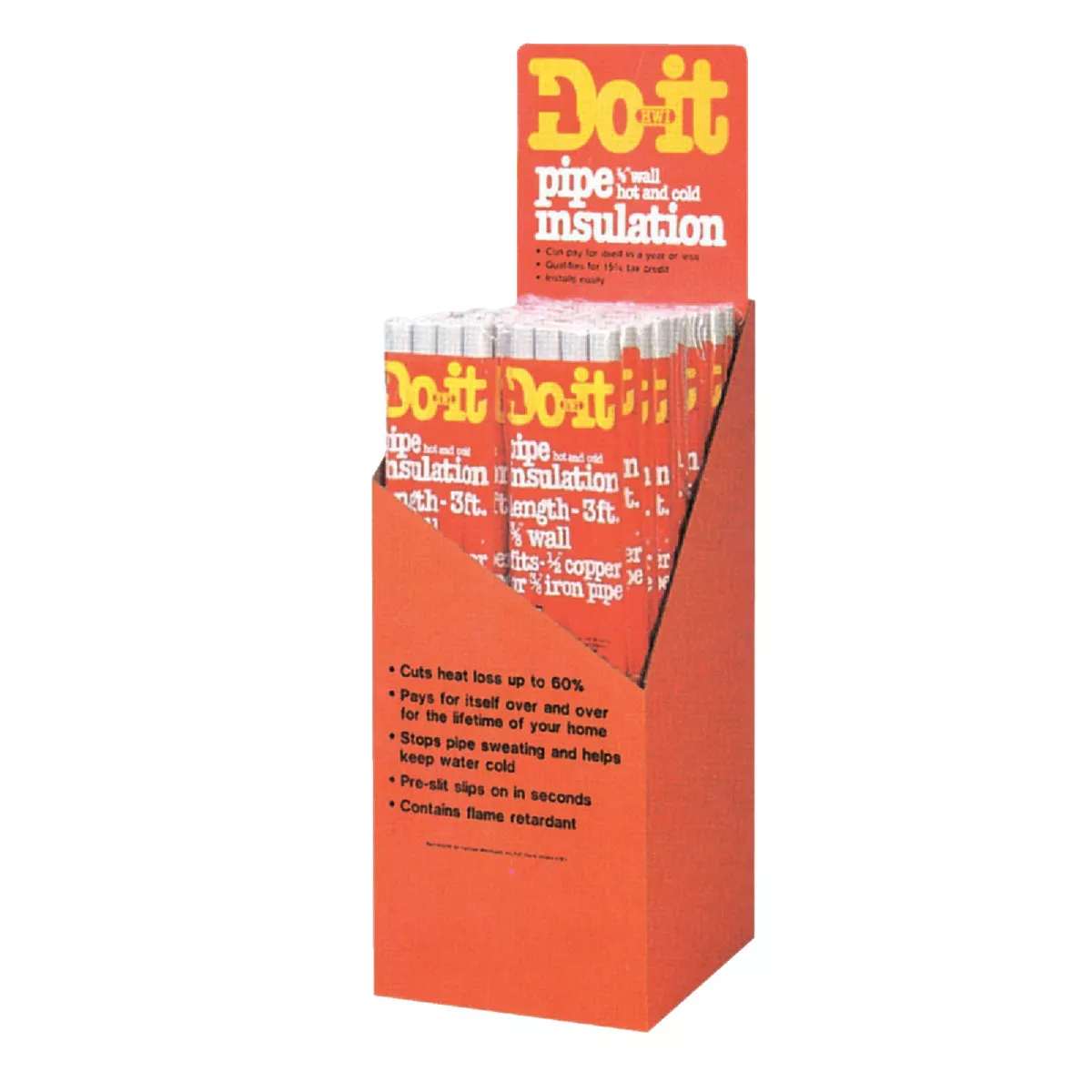 Tundra 3/8 In. Wall Semi-Slit Polyolefin Pipe Insulation Wrap, 3/4 In. x 6 Ft. - photo 2