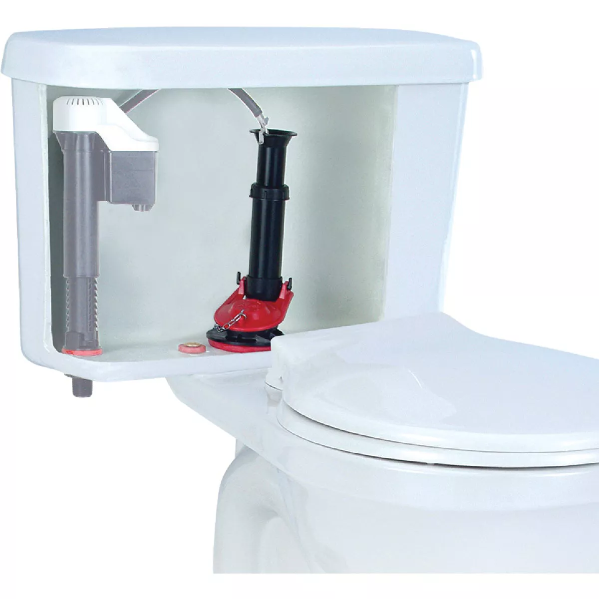 Korky 3 to 5 GPF Adjustable Flush Valve and Premium Flapper Kit - photo 3