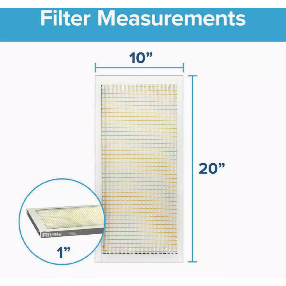 Filtrete 10 In. x 20 In. x 1 In. Basic Dust & Lint 300 MPR Furnace Filter - photo 2