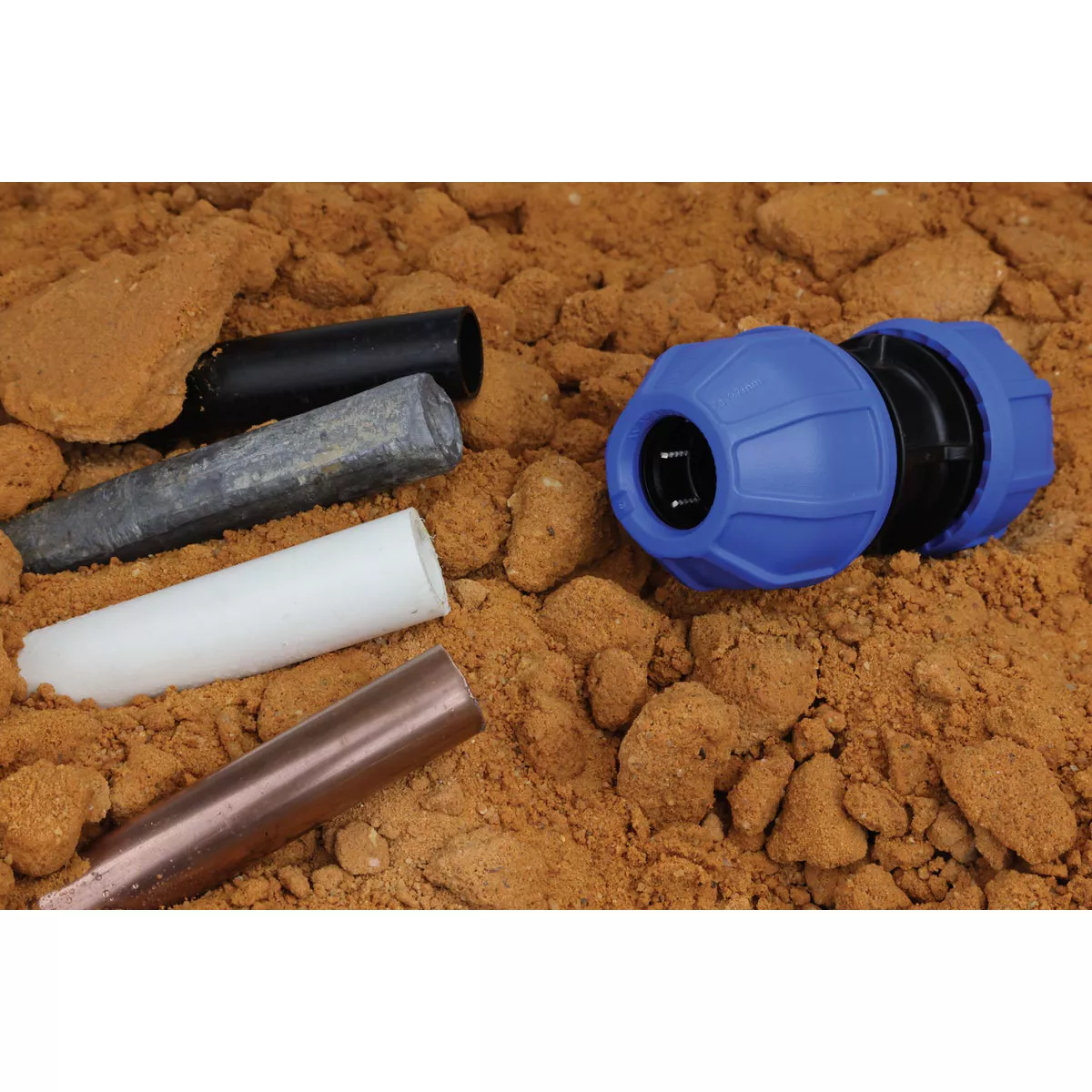 IPEX 0.59 In. to 0.83 In. Polyethylene UTC Compression Coupling