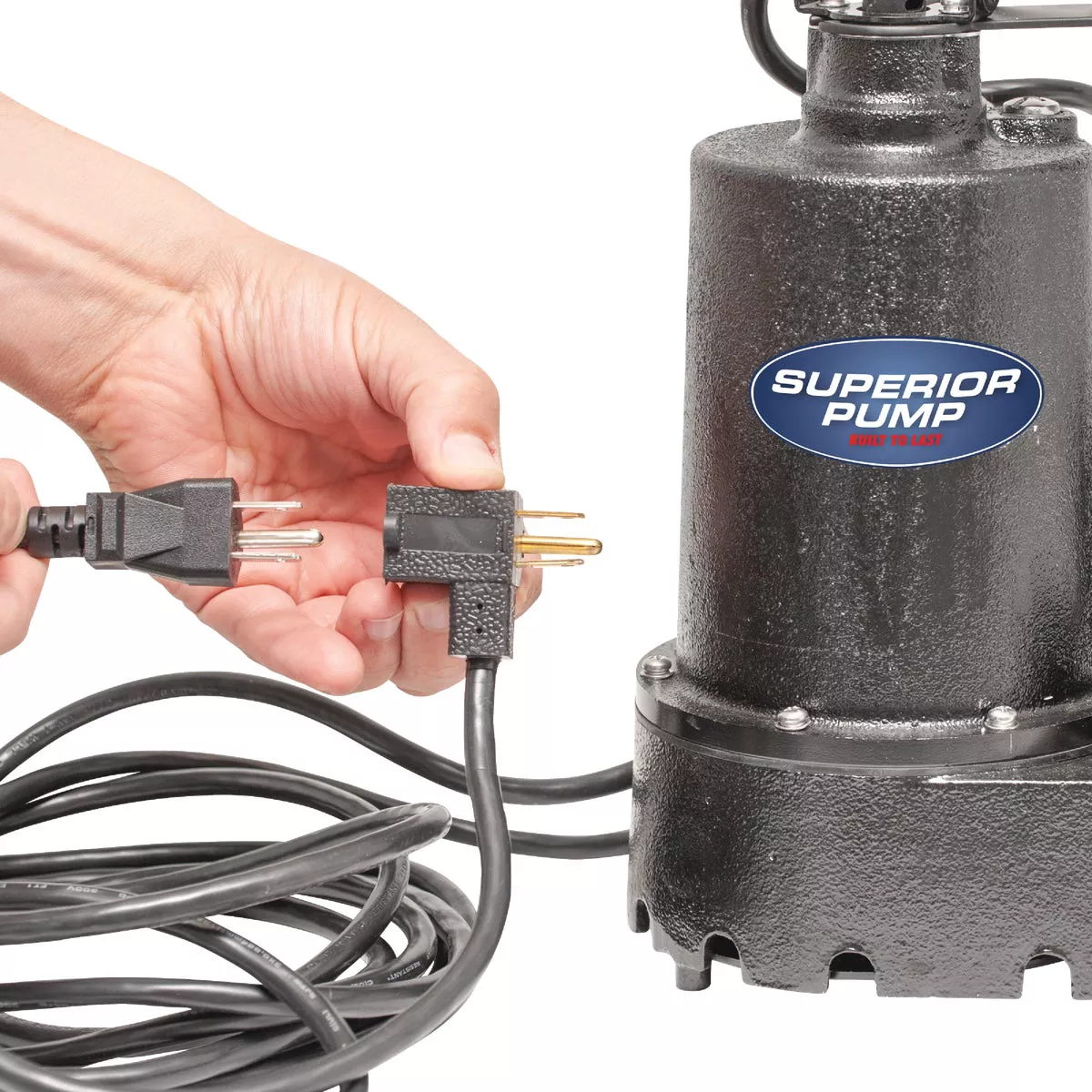 Superior Pump 1/3 HP Cast Iron Submersible Sump Pump with Vertical Float Switch & Stainless Steel Impeller - photo 7