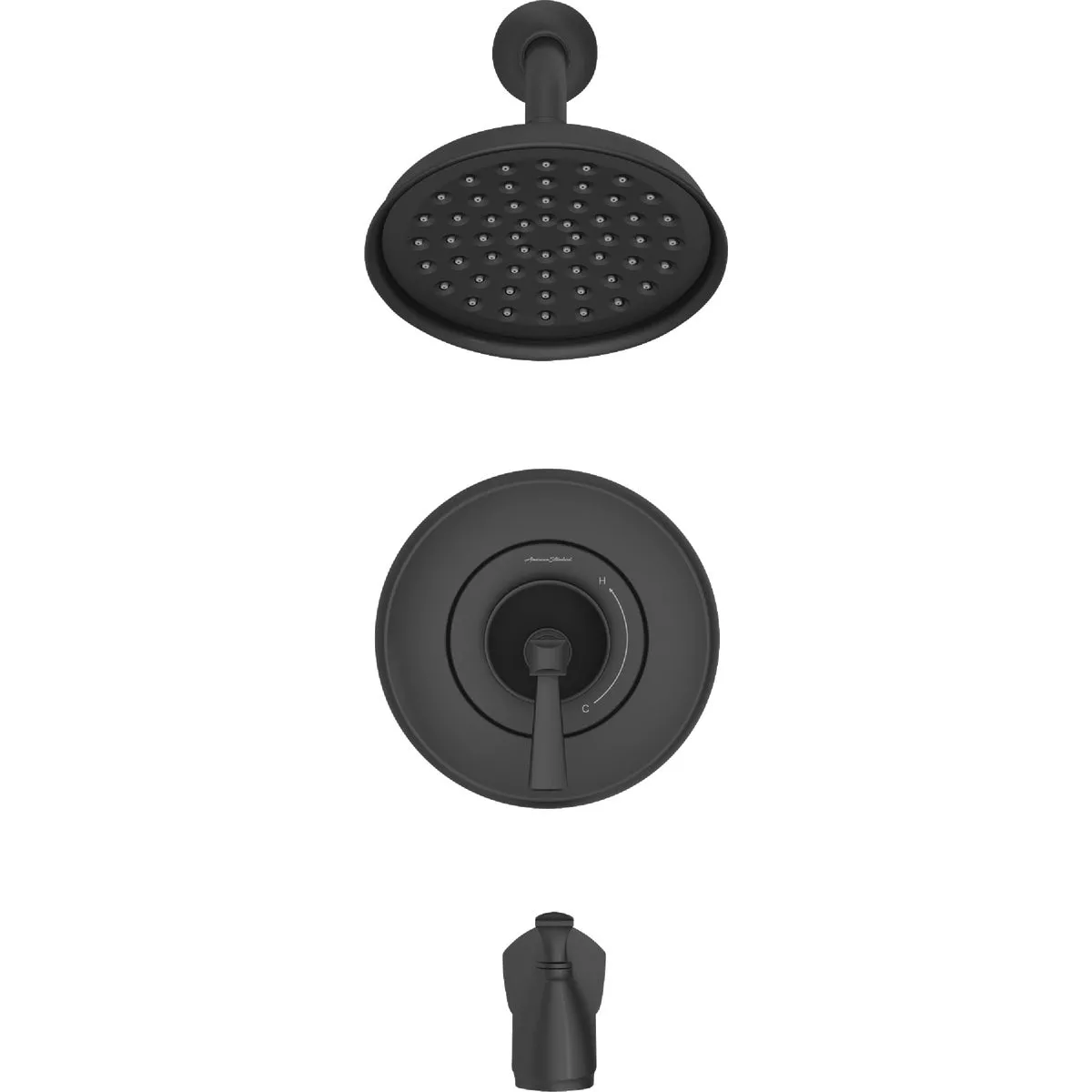 American Standard Glenmere Matte Black Single-Handle Lever Tub & Shower Faucet - photo 6