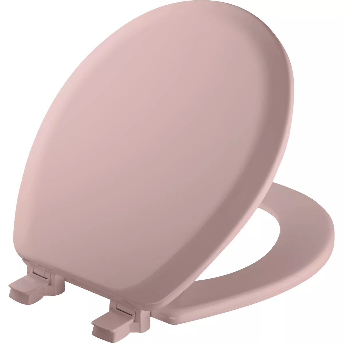 Bemis Mayfair Advantage Round Closed Front Pink Wood Toilet Seat